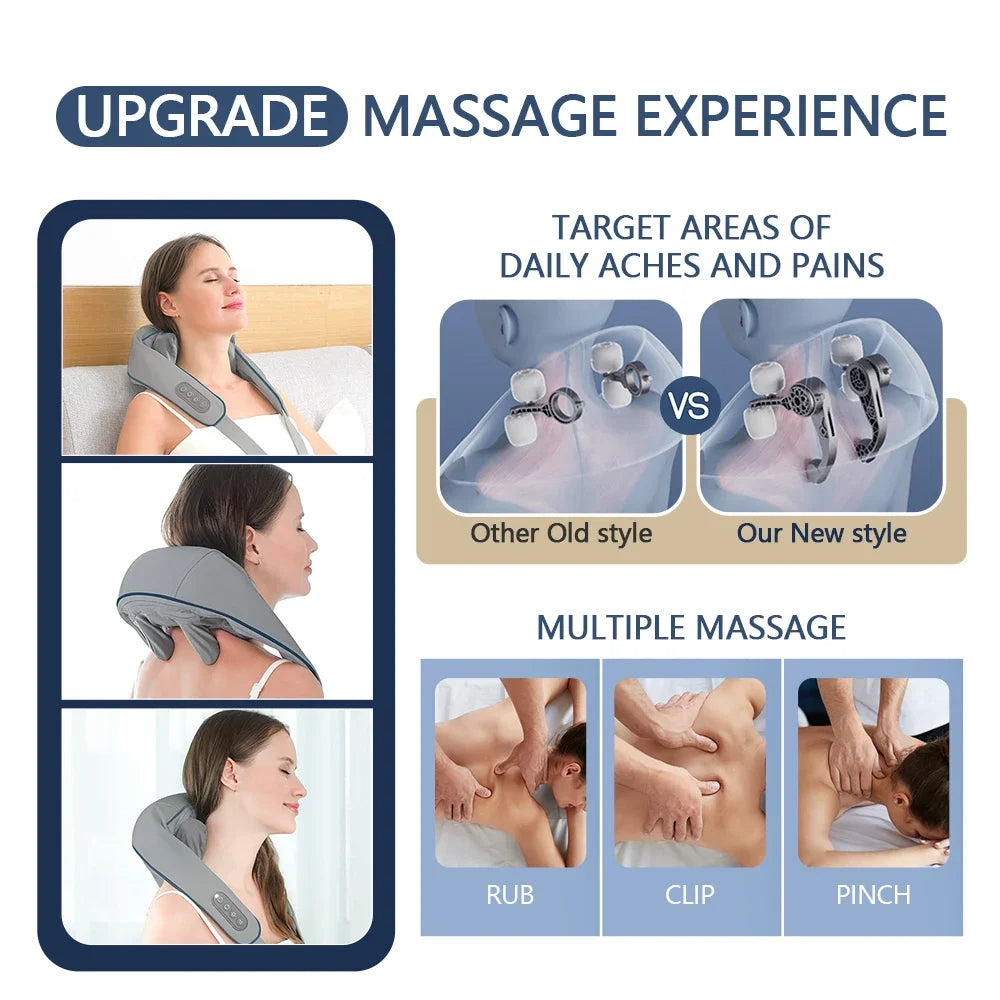 Wireless Electric Neck and Back Massager
