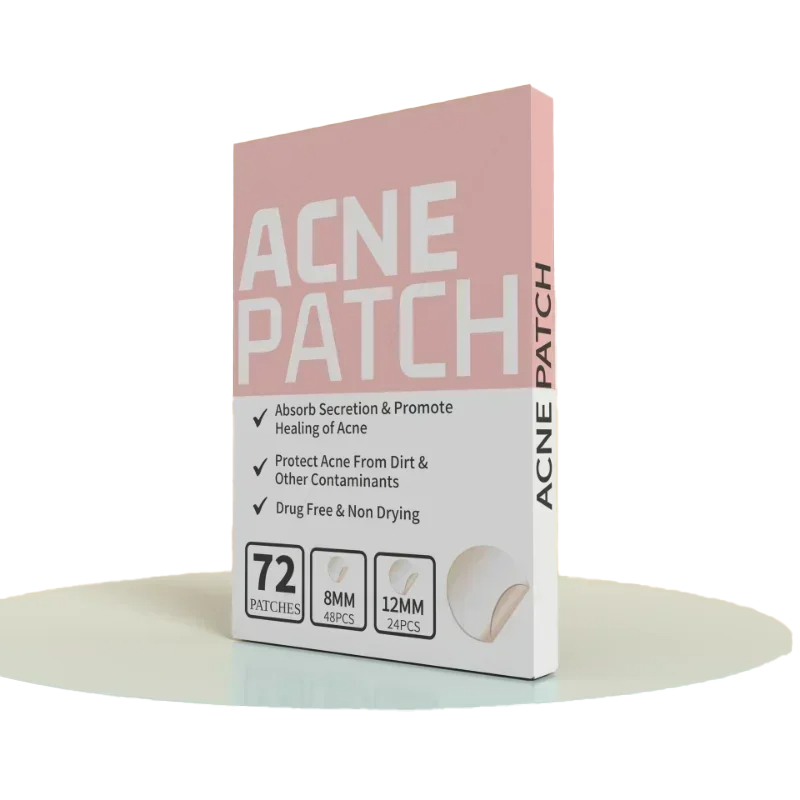 Hydrocolloid Acne Pimple Patches for Concealing Zits and Blemishes, Spot Stickers for Facial and Skin Application (72/180 count)